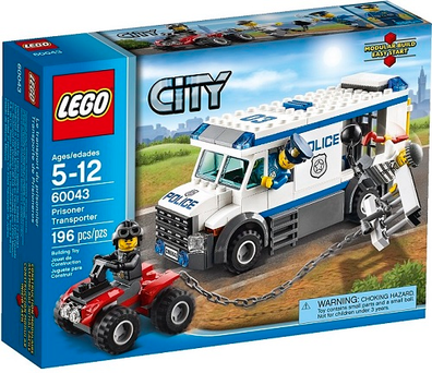 LEGO Set-Prisoner Transporter-Town / City / Police-60043-1-Creative Brick Builders